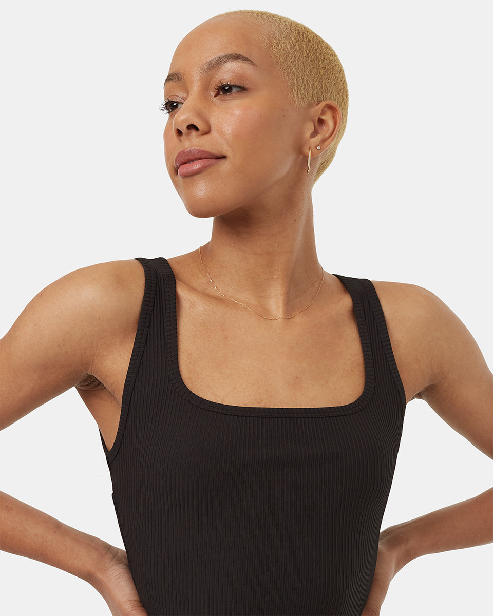 TechRib Wide Strap Scoop Tank