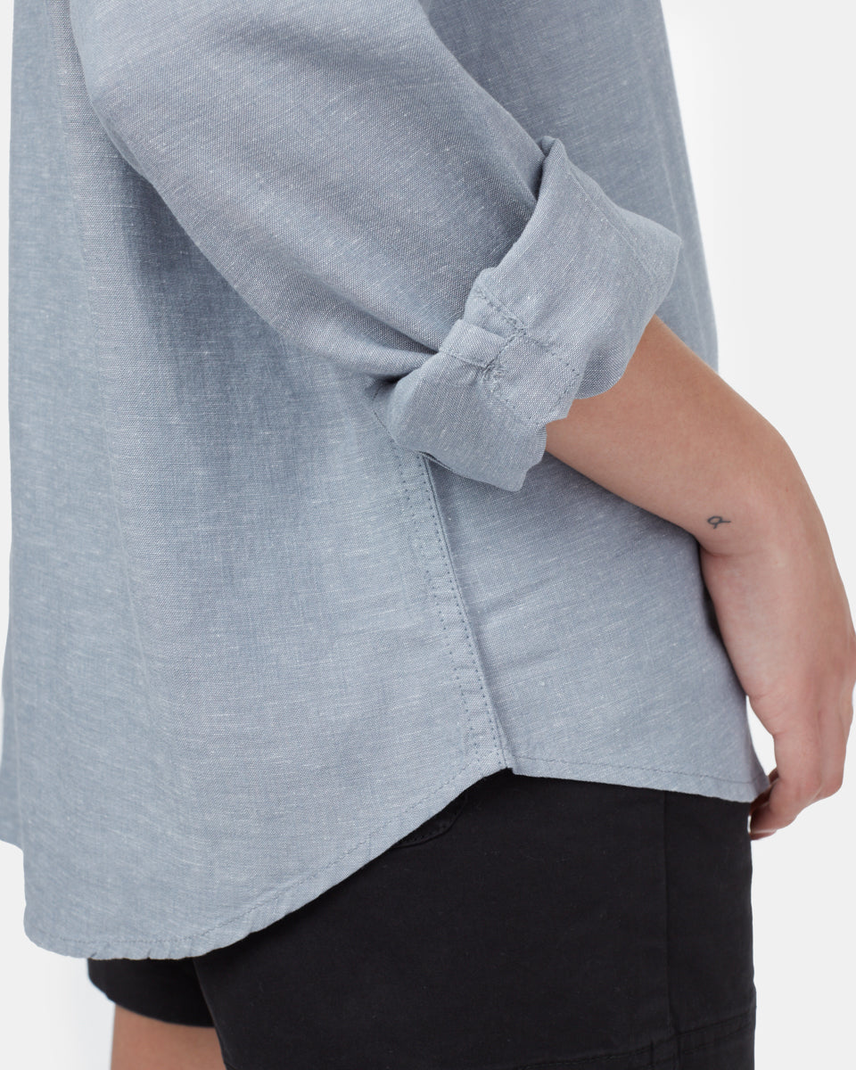 Hemp Button Front Shirt
