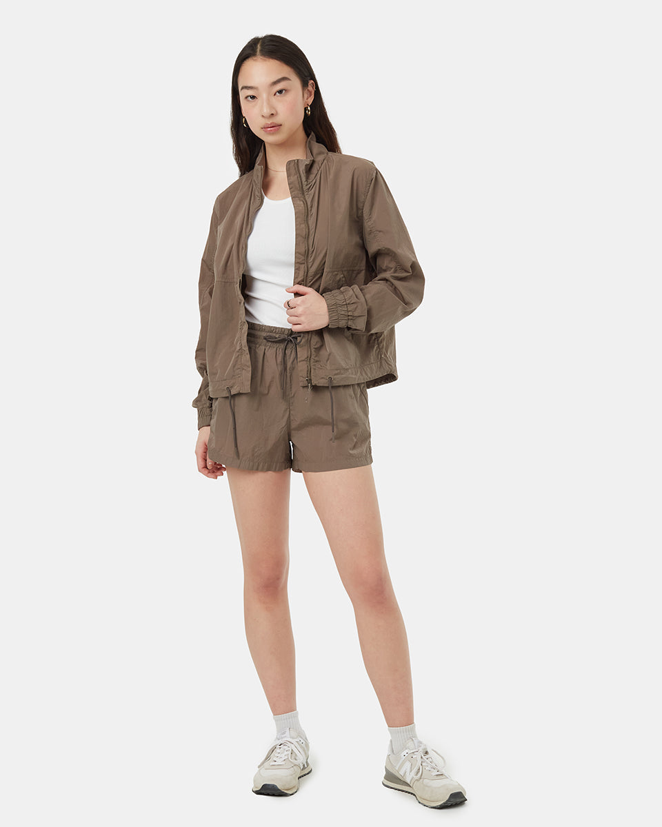 Recycled Nylon Short Jacket