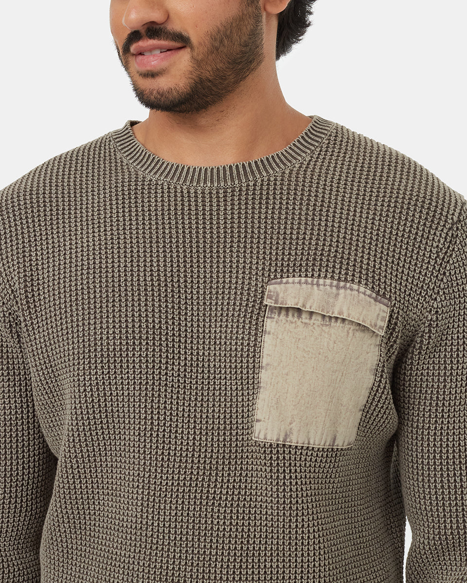 Highline Garment Dyed Pocket Crew
