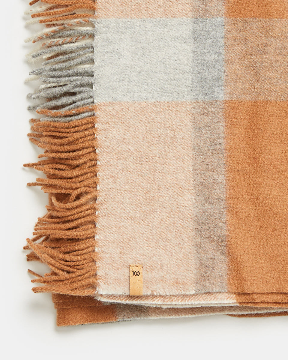 RWS Wool Woven Plaid Scarf