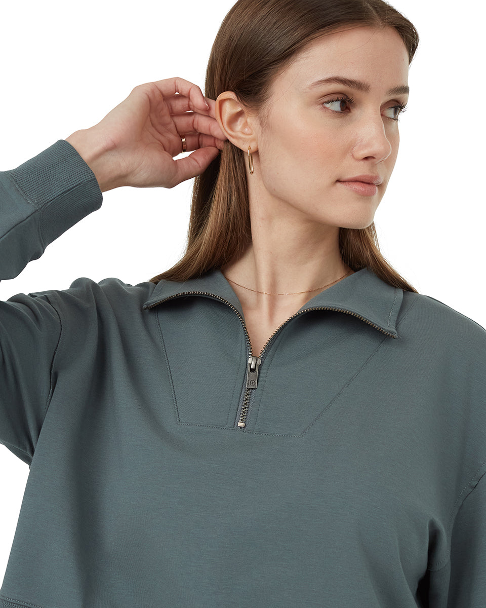 SoftTerry Light 1/4 Zip Fleece