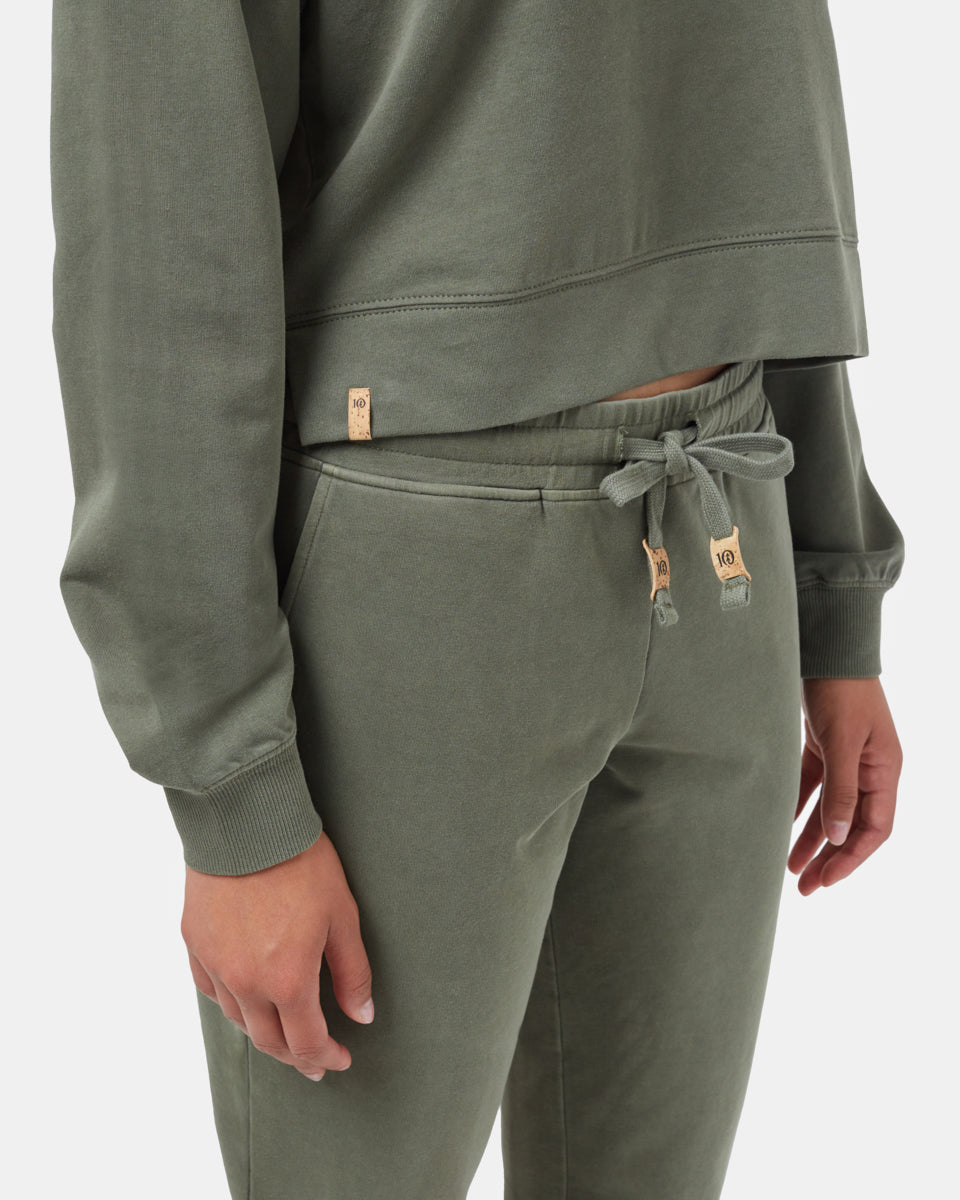 French Terry Cropped Hoodie