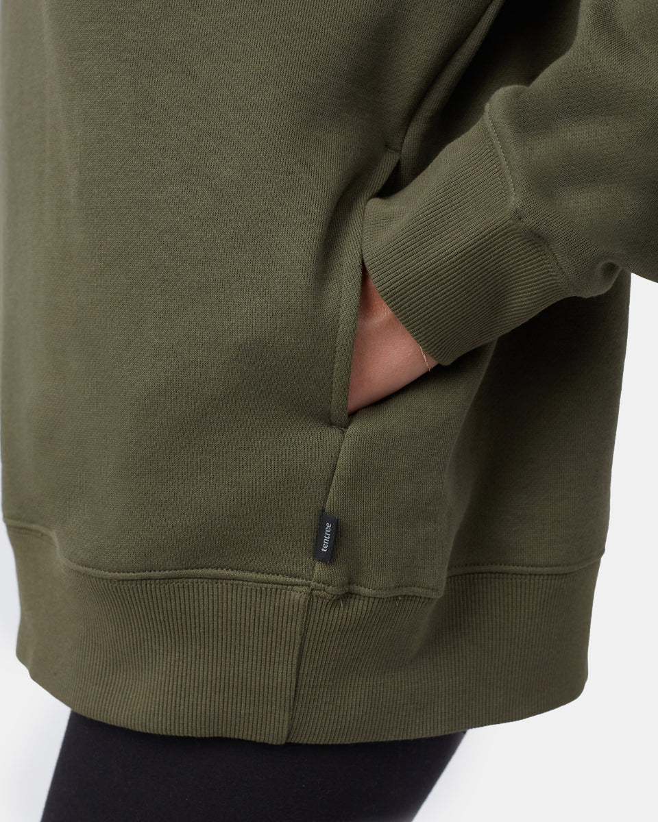 Oversized Mockneck Fleece