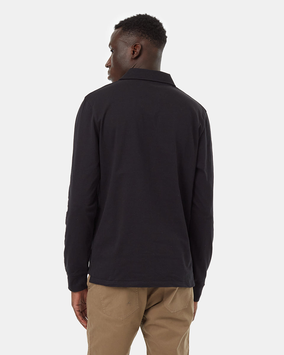 Recycled Cotton Polo Longsleeve