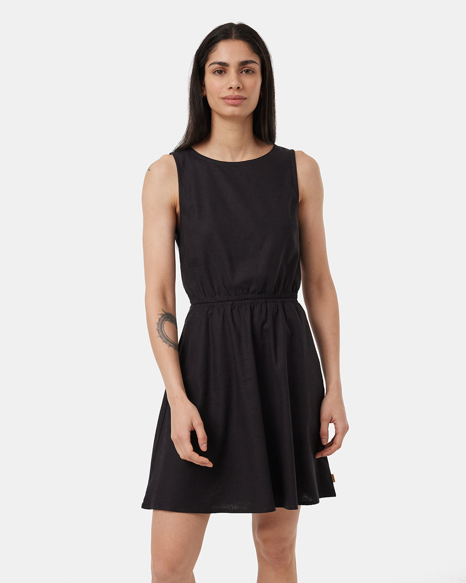 Hemp Cutout Dress