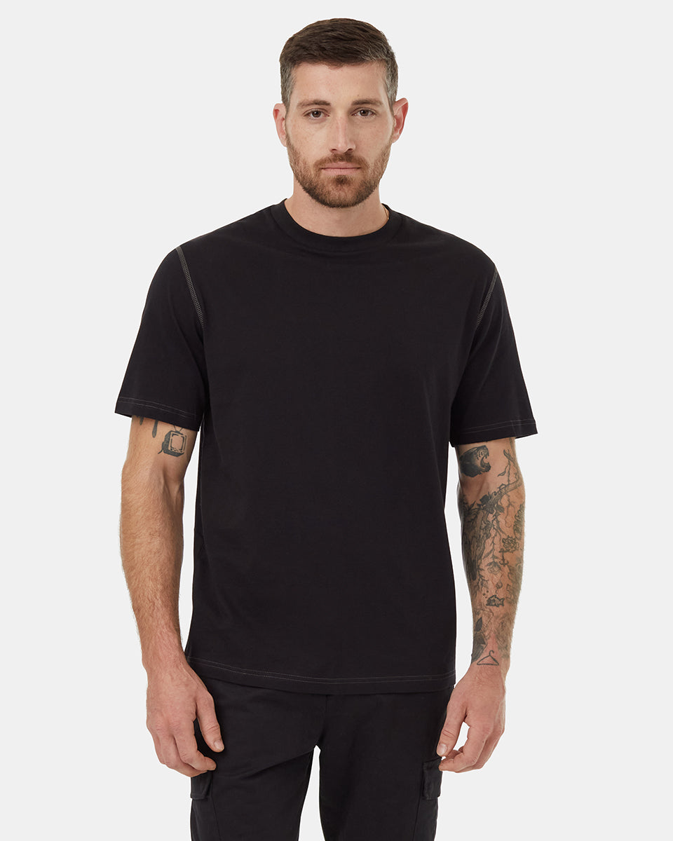 Contrast Thread Relaxed T-Shirt