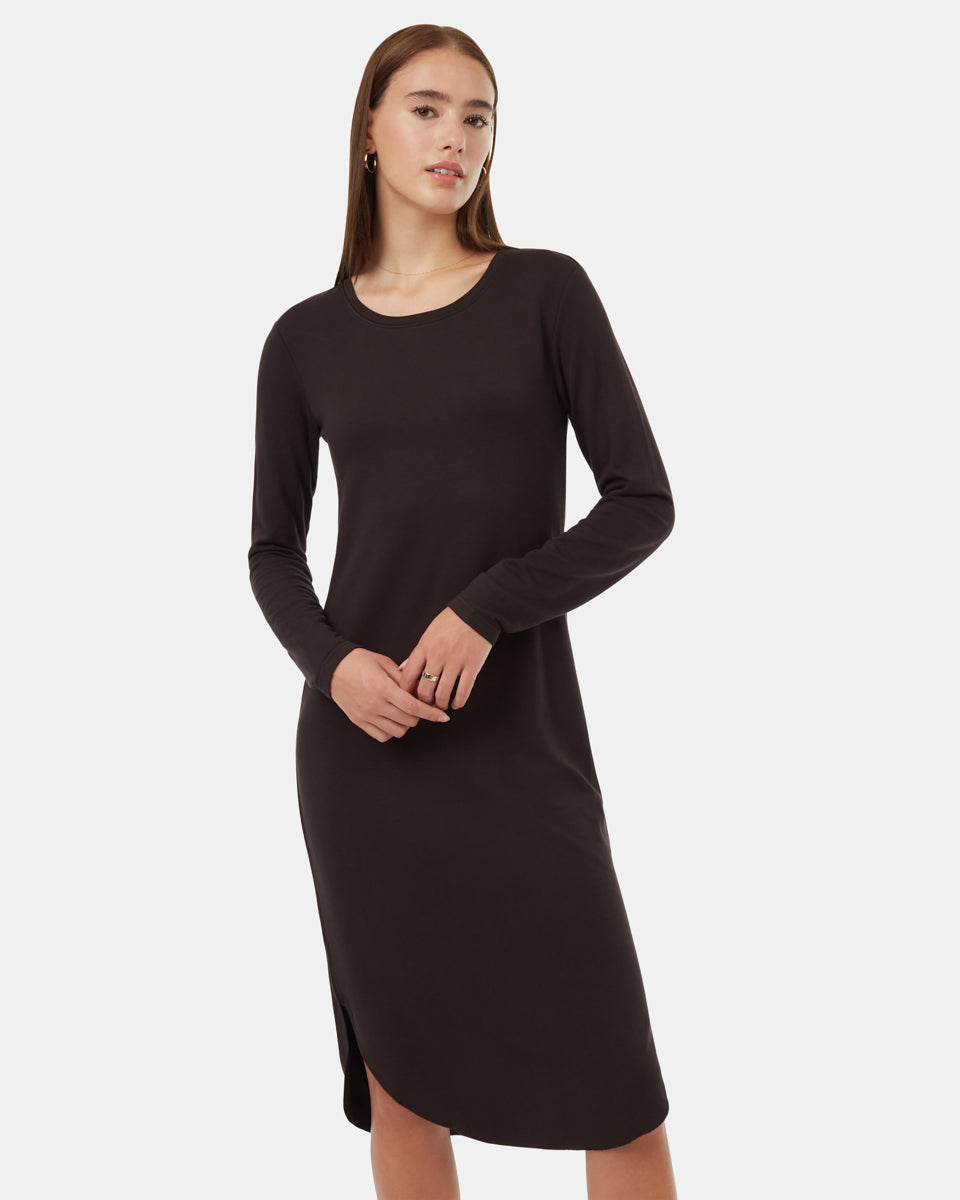 Soft EcoTerry Shirttail Dress
