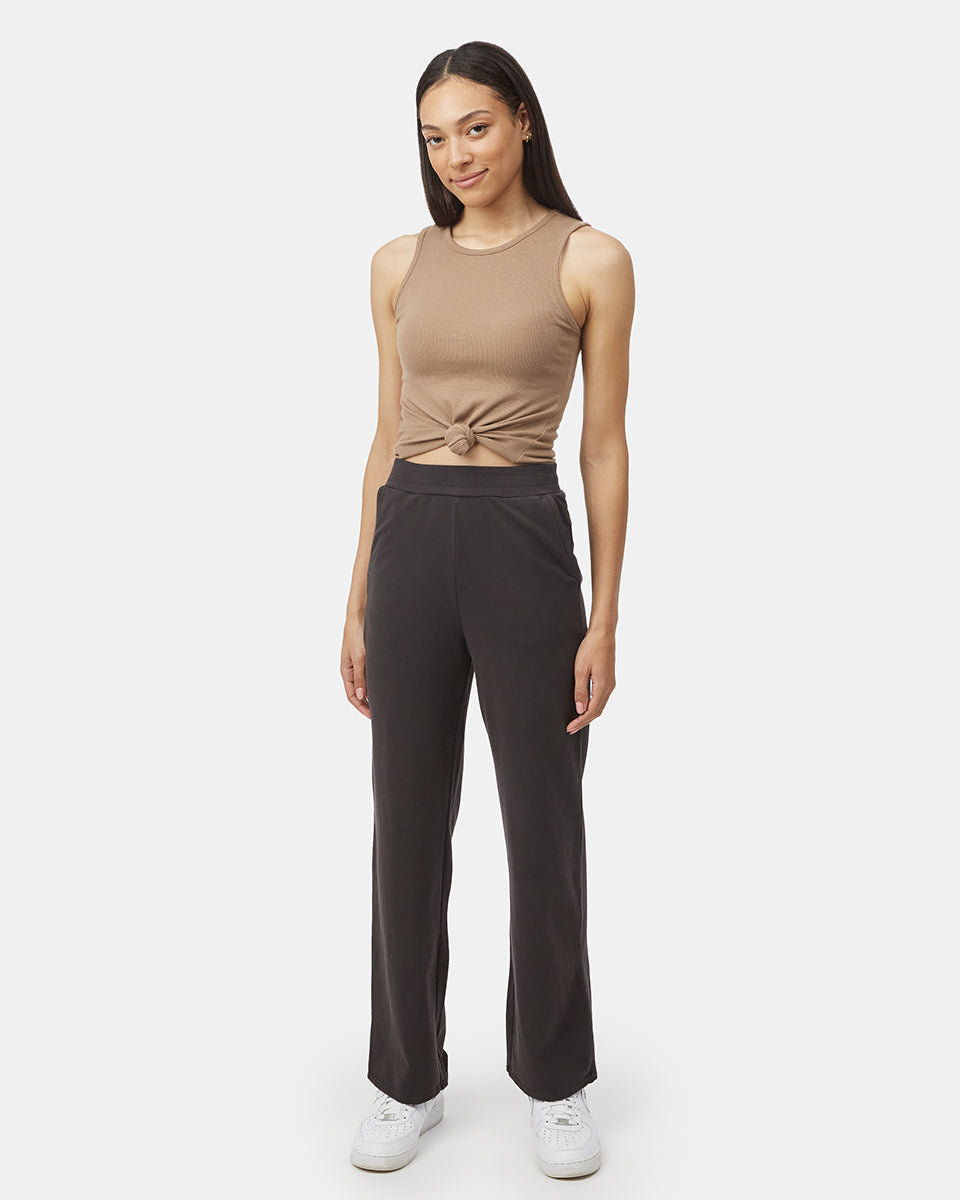 French Terry Wide Leg Sweatpant