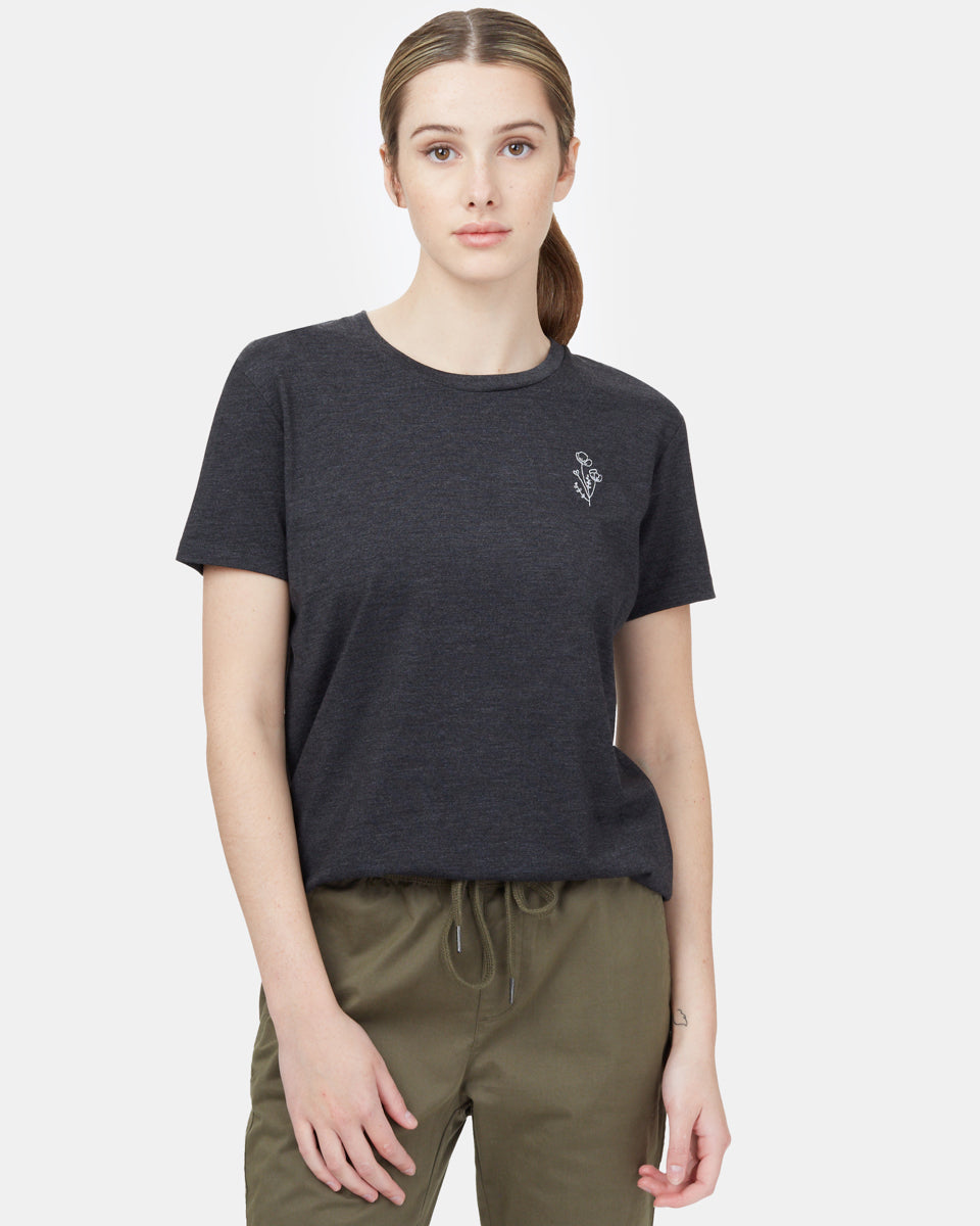 Wildflower Embroidery T-Shirt