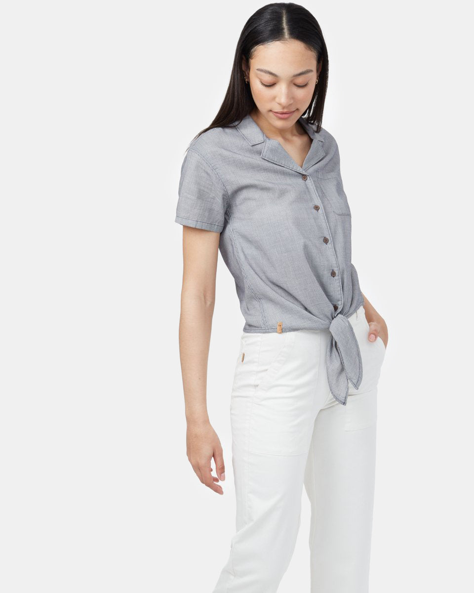 Isa Tie Front Shirt
