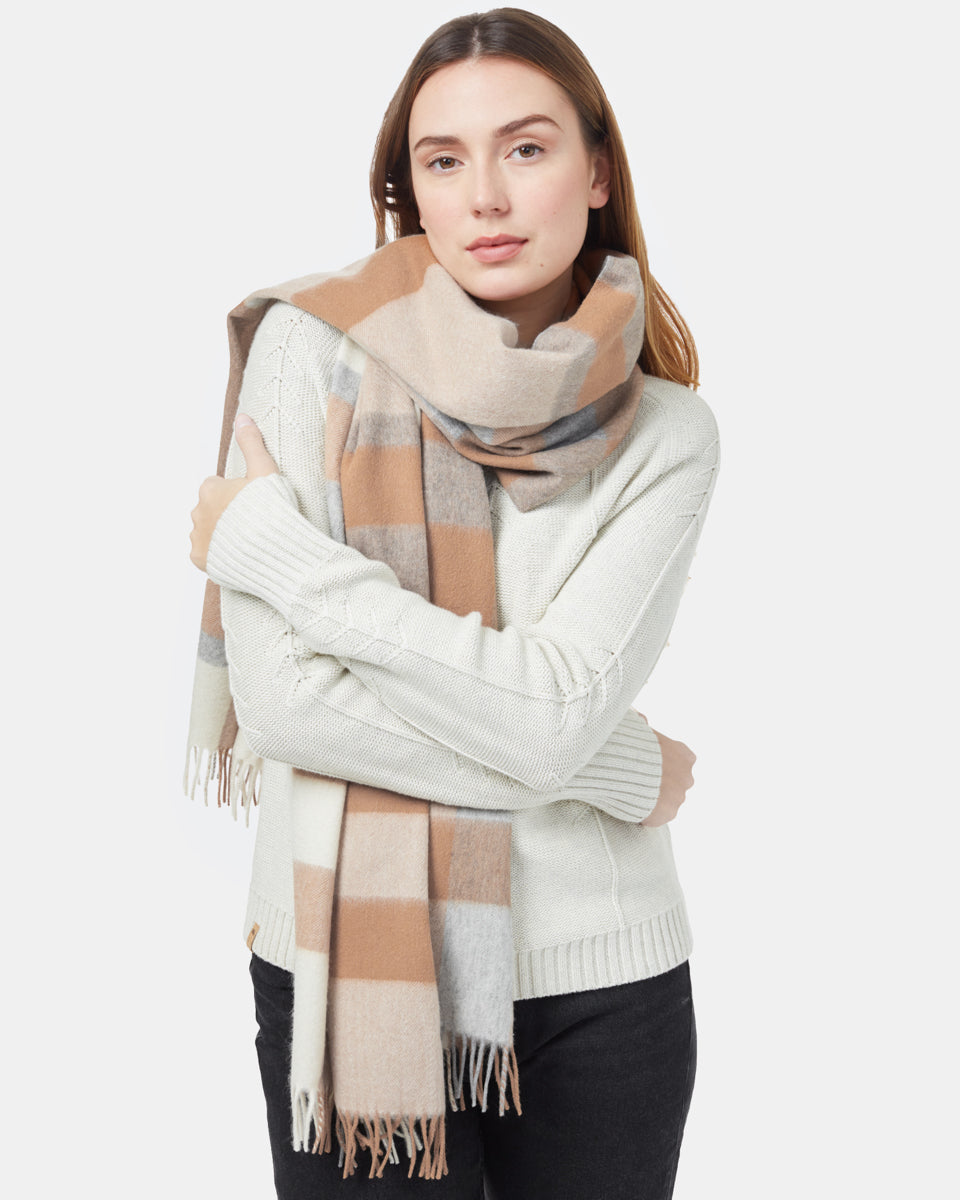 RWS Wool Woven Plaid Scarf