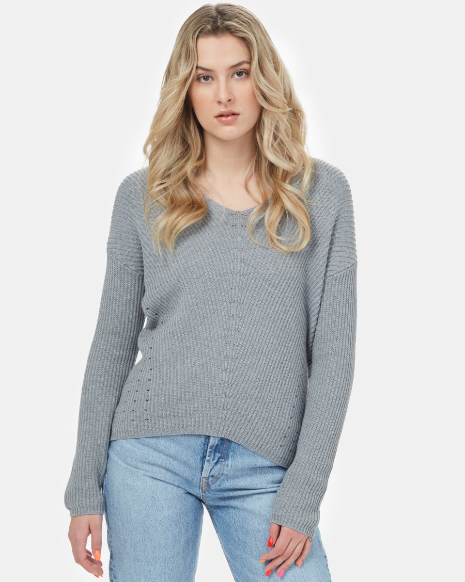 Highline Cotton Light V-Neck Sweater
