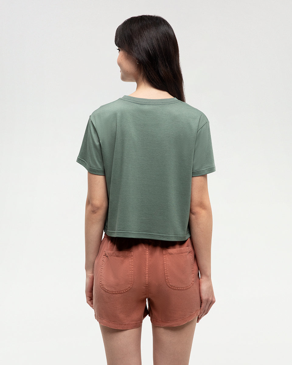 Floral Crop T-Shirt