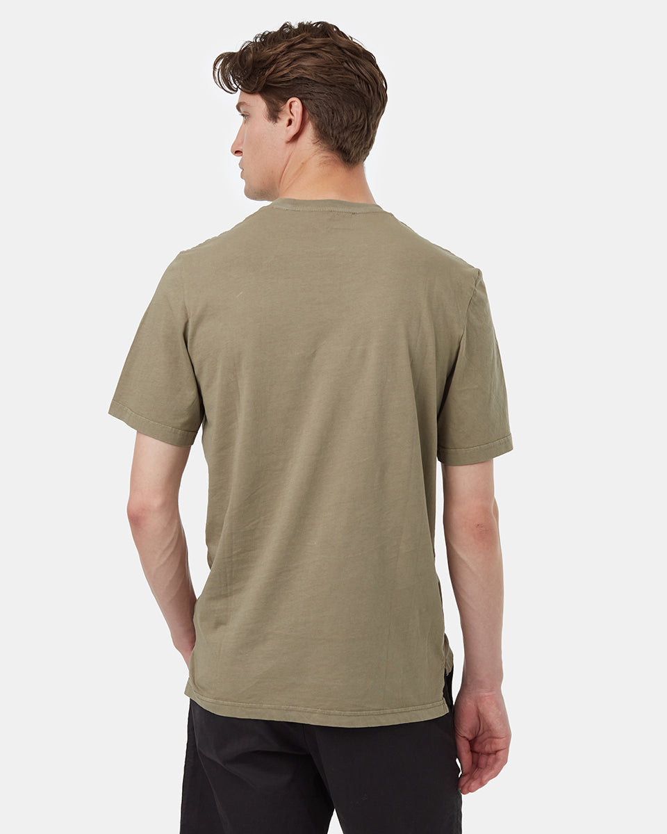 Regenerative Cotton Step Hem T-Shirt