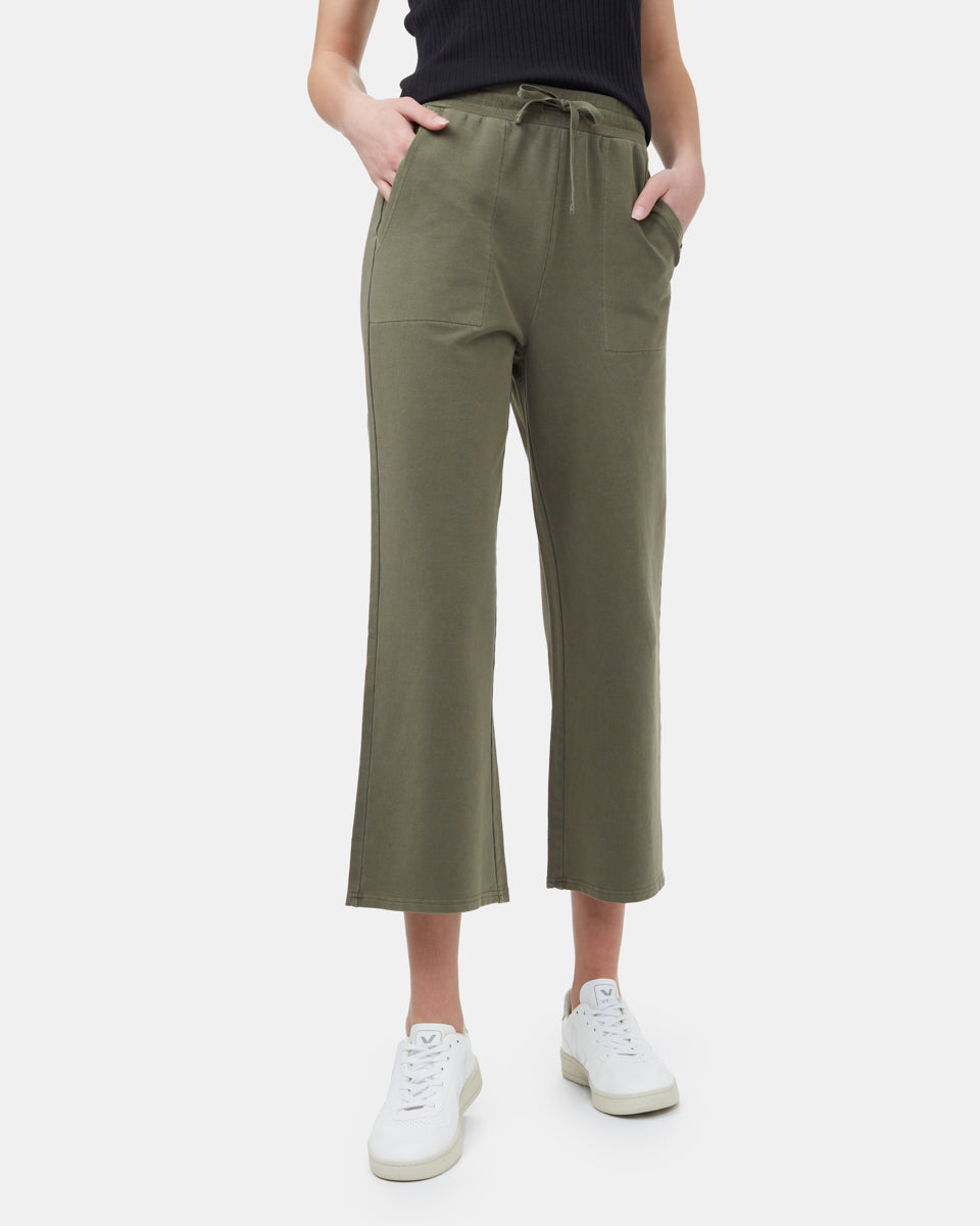 French Terry Wide Leg Sweatpant