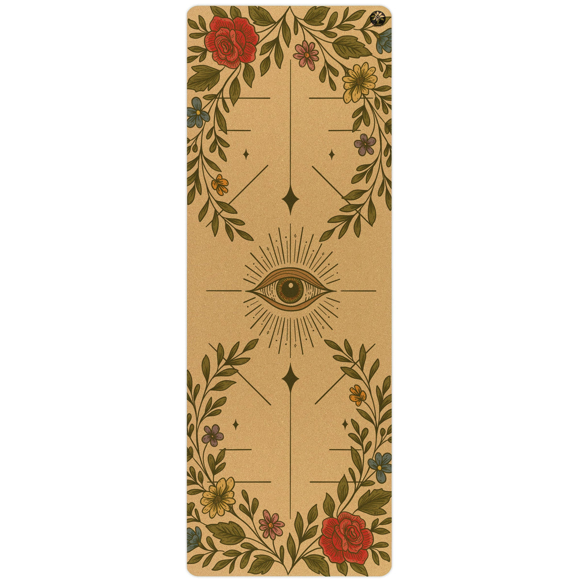 Infinite Bloom Aura Cork Yoga Mat