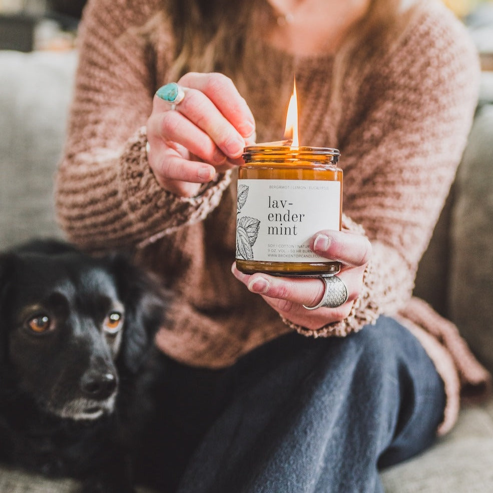 Lavender Mint Soy Candle