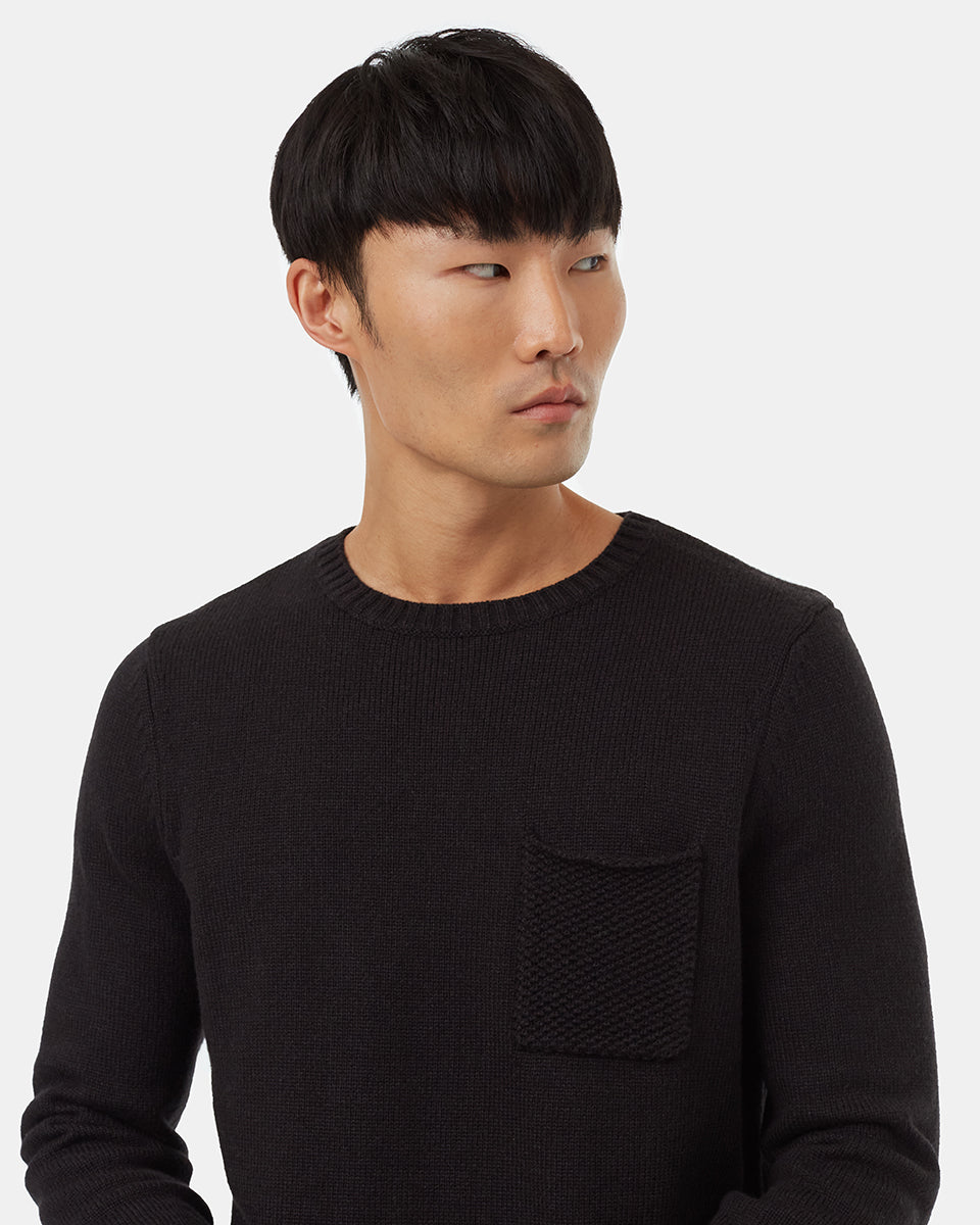 Highline Wool Pocket Crew