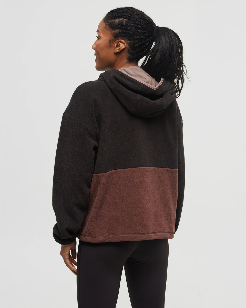 Recycled MicroFleece Contrast 1/4 Zip