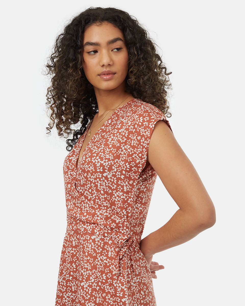 Woven Wrap Dress