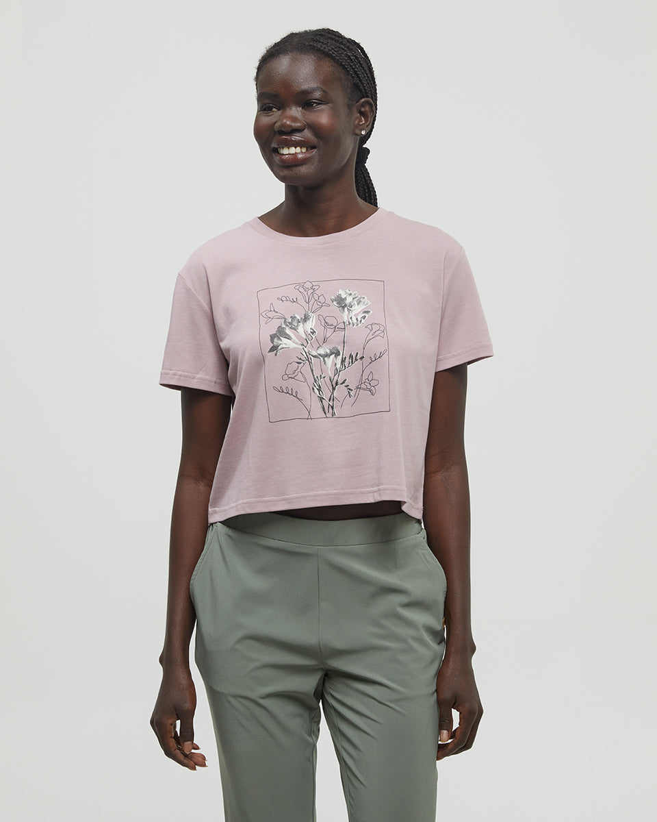 Floral Crop T-Shirt