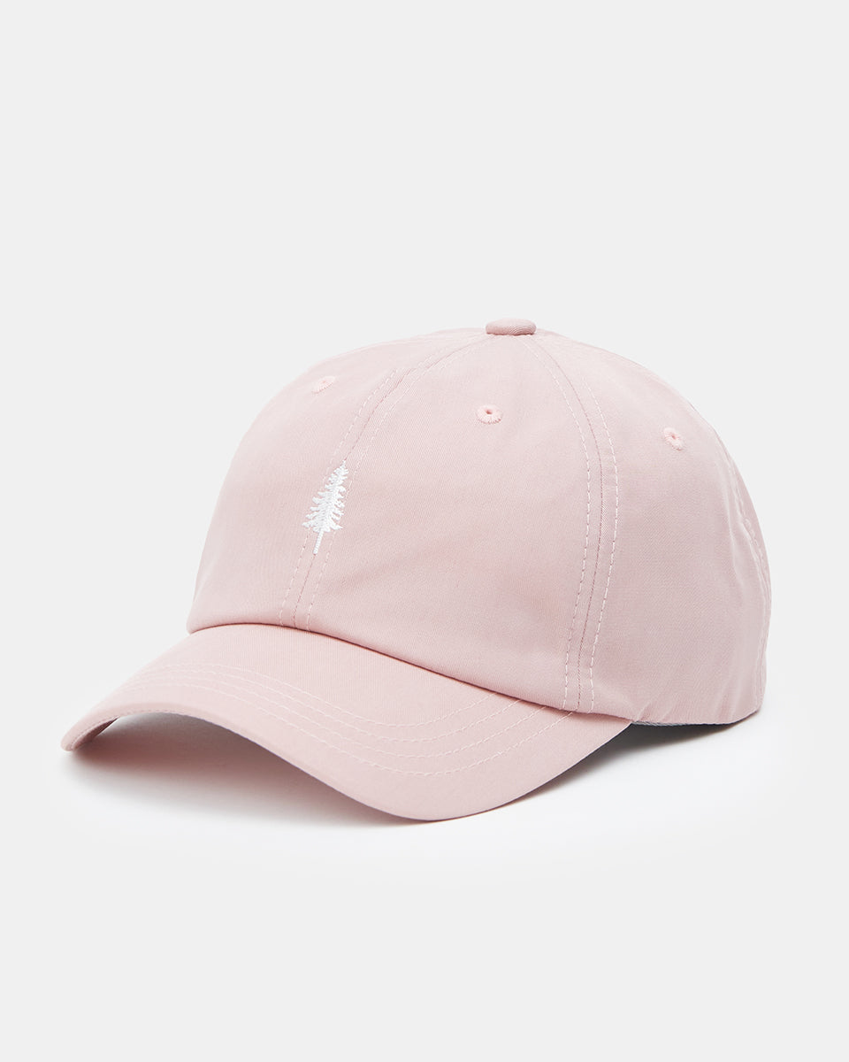 Tree Embroidery Tencel Peak Hat