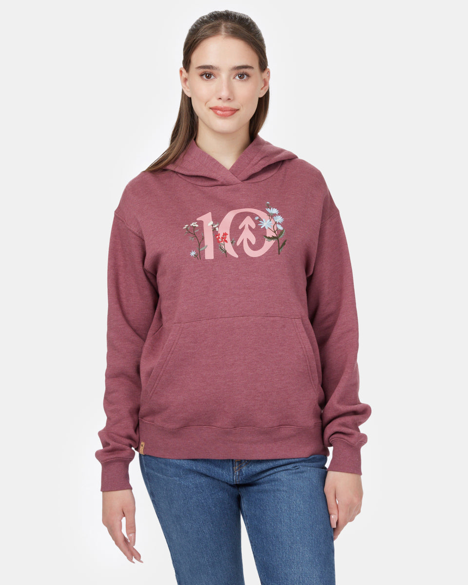 Floral Logo Hoodie