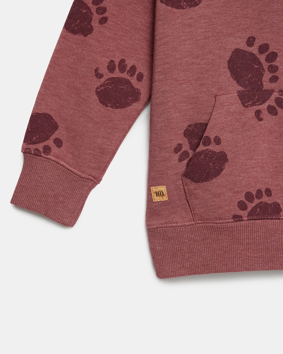Kids Treefleece Bear Paw Hoodie