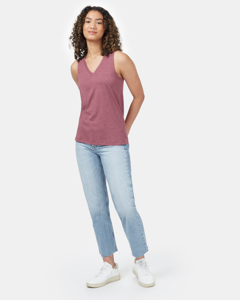 TreeBlend V-Neck Tank