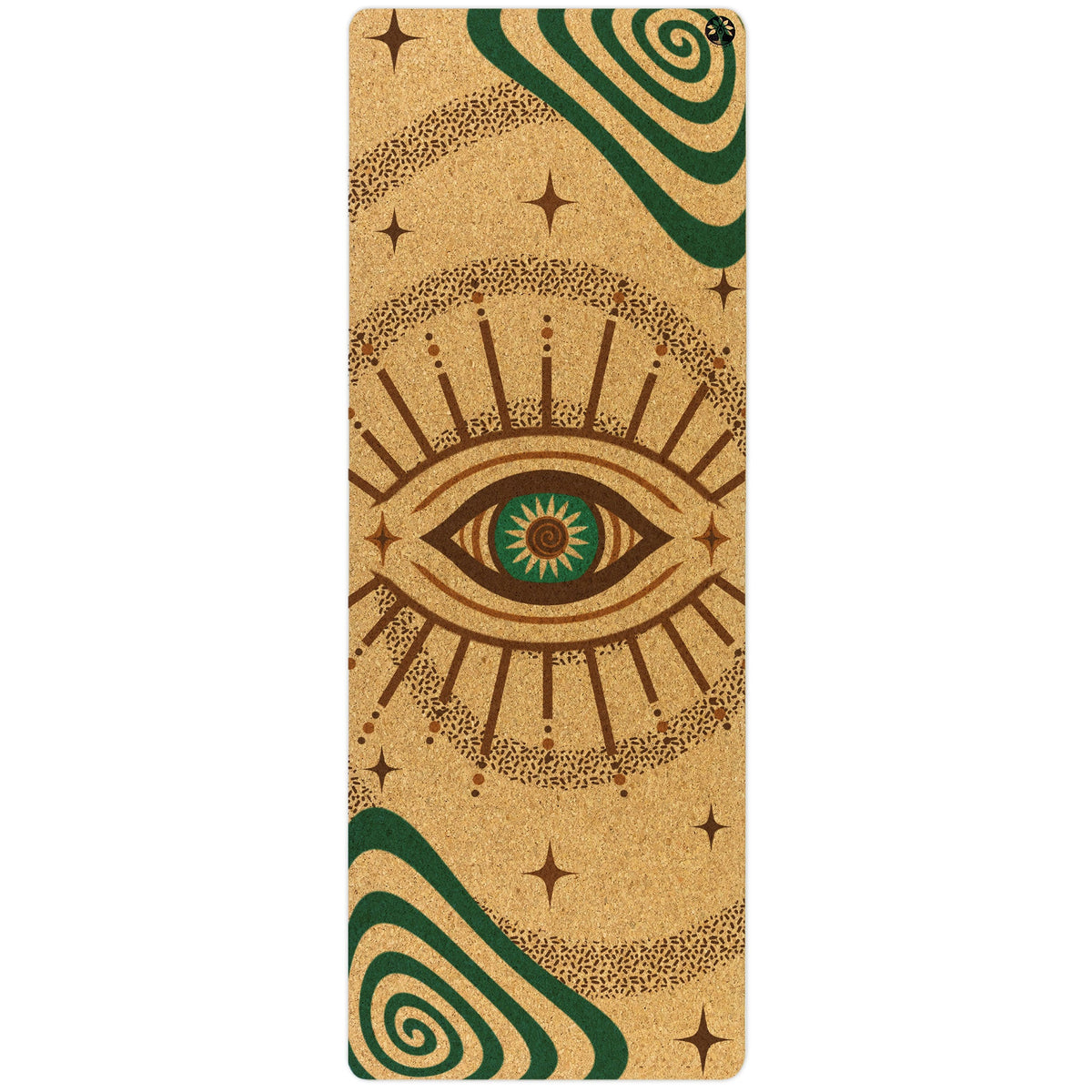 Swirly Flow Nomad Cork Yoga Mat
