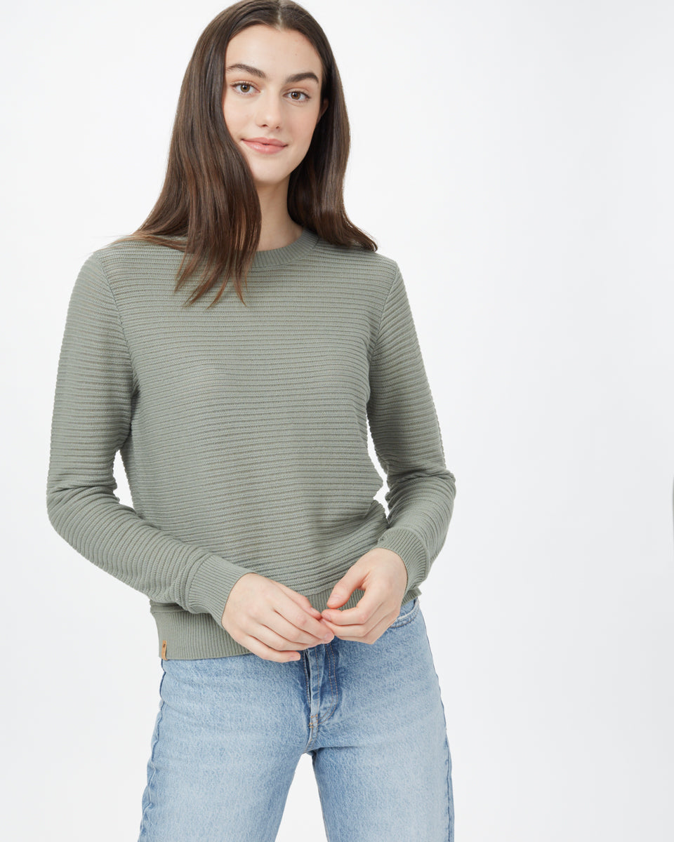 Highline Cotton Rib Crew Sweater