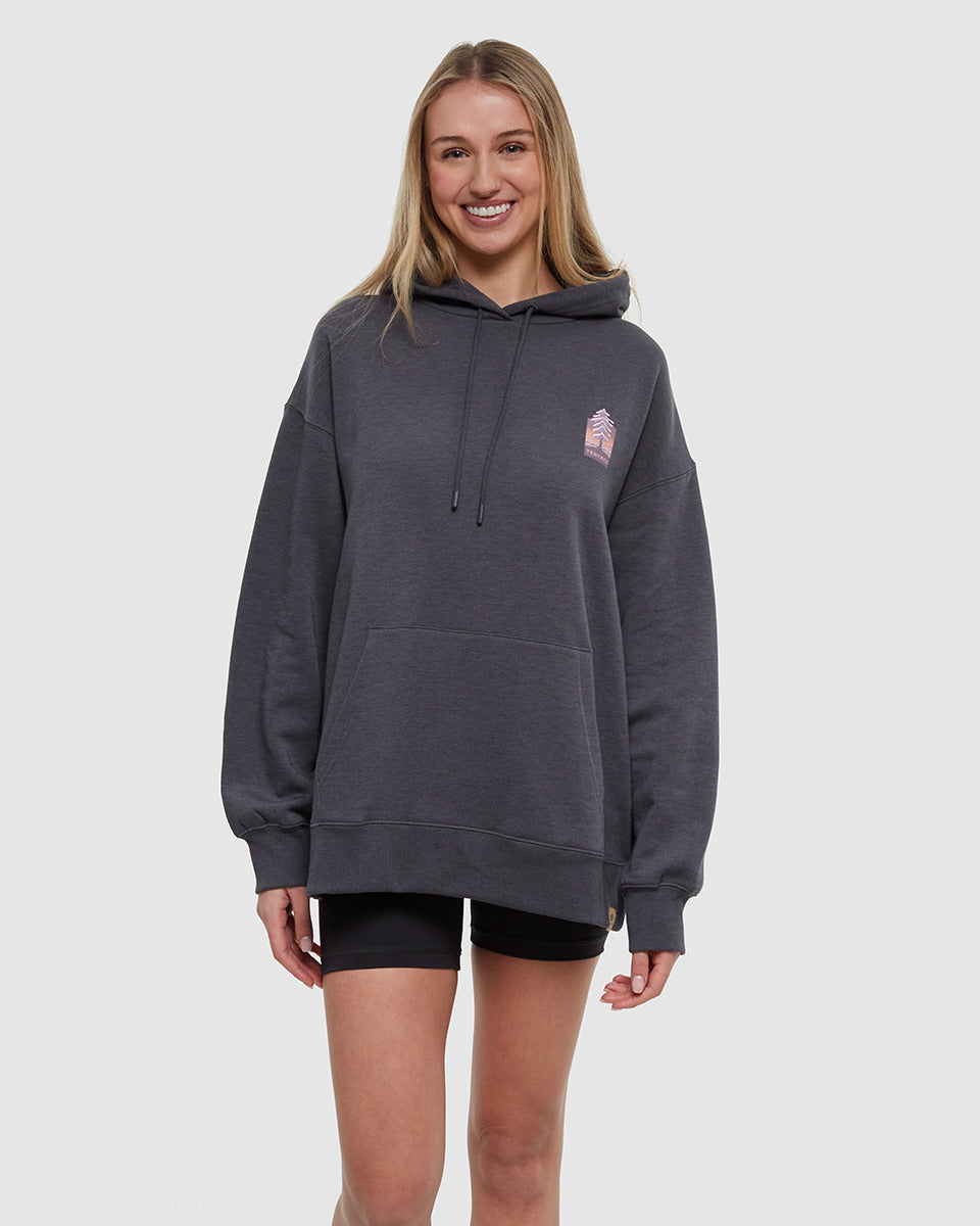 Emerald Edge Oversized Hoodie