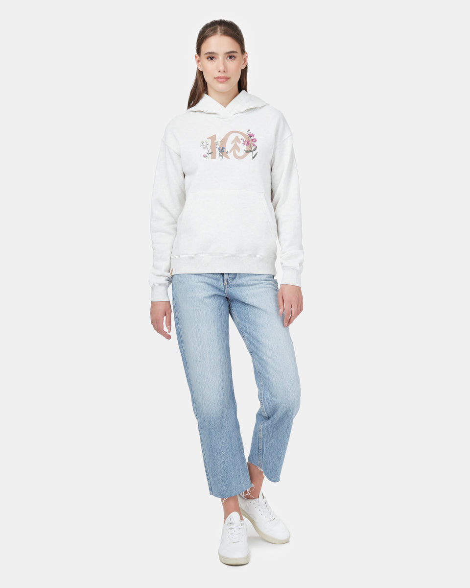 Floral Logo Hoodie