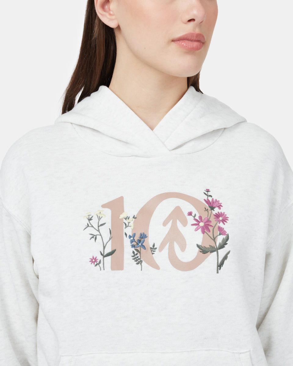 Floral Logo Hoodie