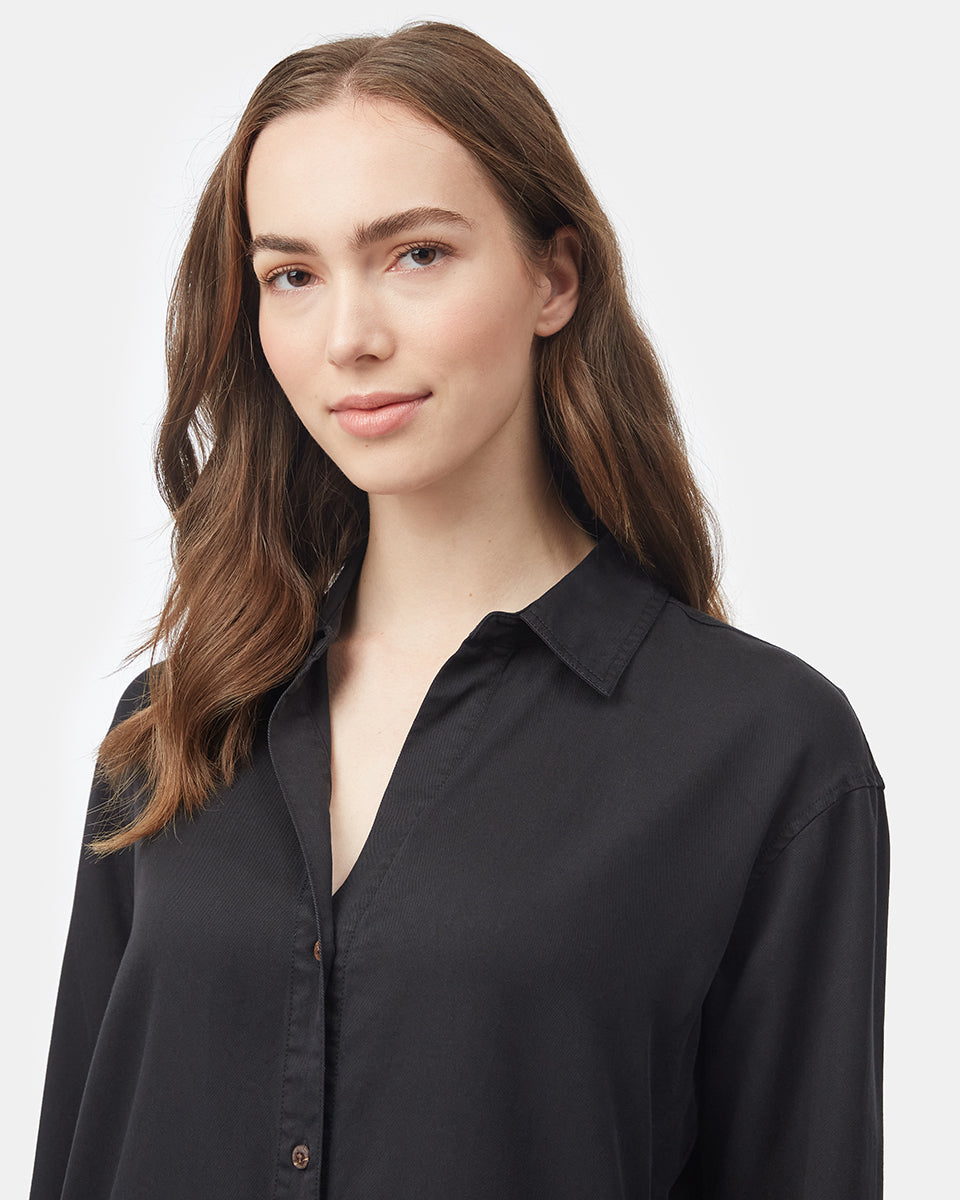 Oversized Shirt Dress