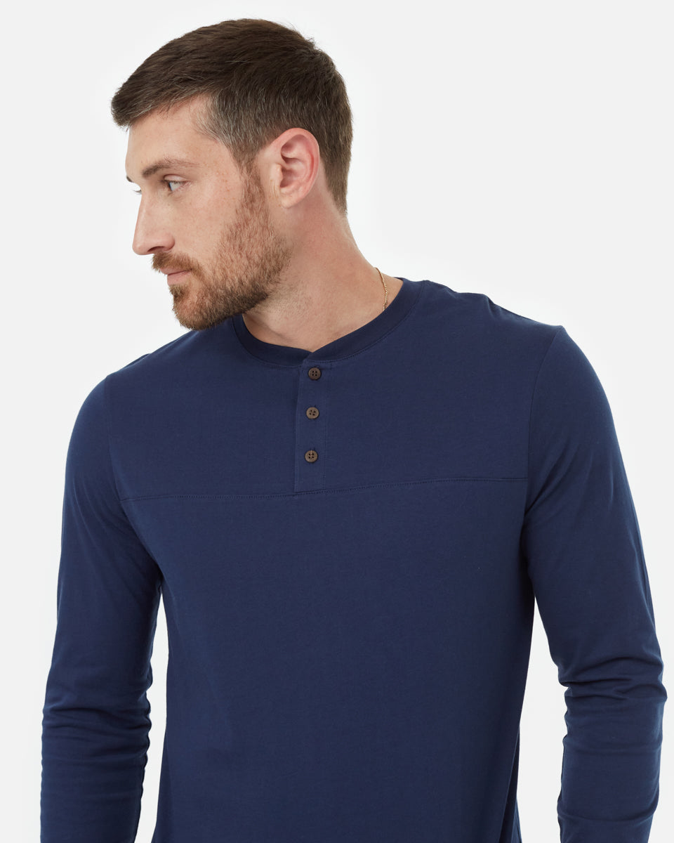Set In Sleeve Yoke Henley