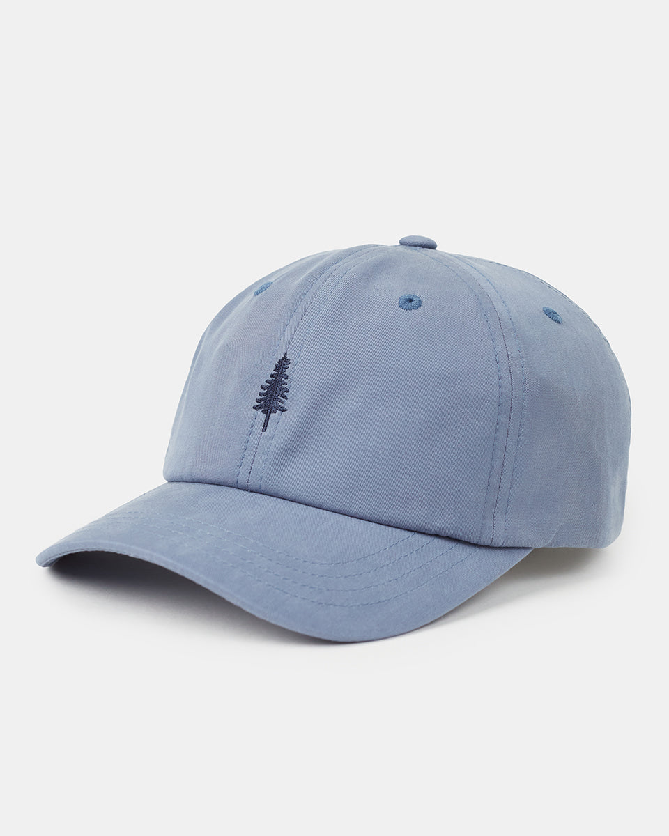 Tree Embroidery Tencel Peak Hat