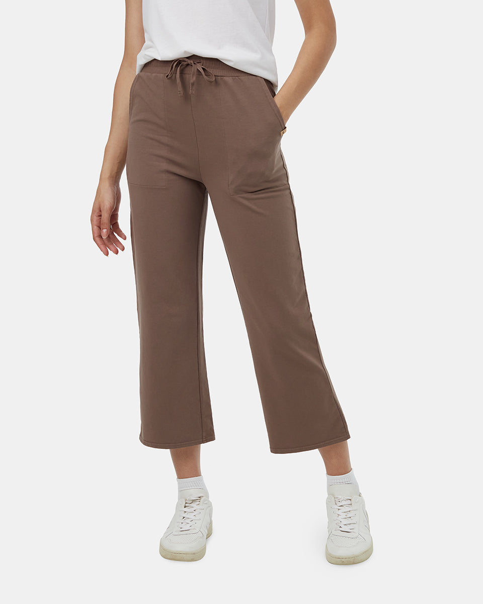 French Terry Wide Leg Sweatpant