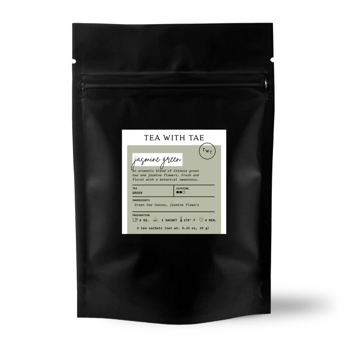 Jasmine Green Tea 5ct. Pouch