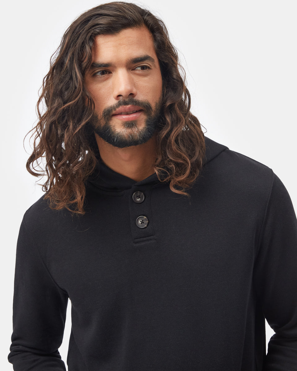Treefleece 1/4 Button Hoodie